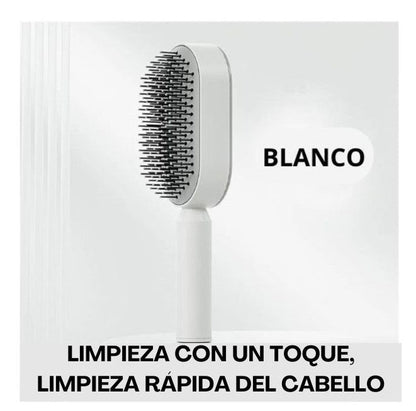 CLEANY BRUSH, CEPILLO AUTO LIMPIANTE PARA EL CABELLO Y PORTA CEPILLO